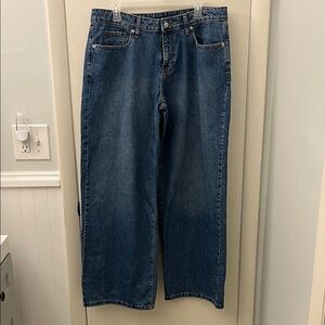 Women’s Relaxed Fit Blue Jeans wide leg/baggy